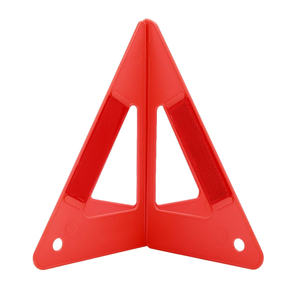 Dreieck Warnschild, Tragbares Auto Notfall Pannen Reflektierendes Warn Sicherheits Straßen Stopp Zeichen dreieck für auto von Tbest