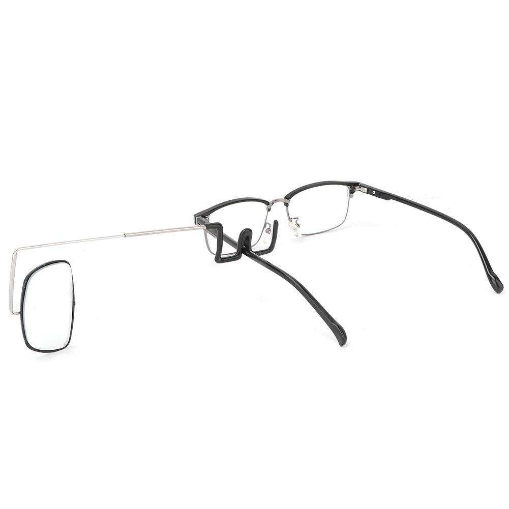 Fahrrad Rückspiegel für Brille, ABS Fahrrad Radfahren Reiten 360 Grad verstellbarer Spiegel Langlebige Sonnenbrille Rückspiegel Fahrrad Brillen Spiegel Hinteren Ansicht zum Radfahren Fahrradzubehör von Tbest