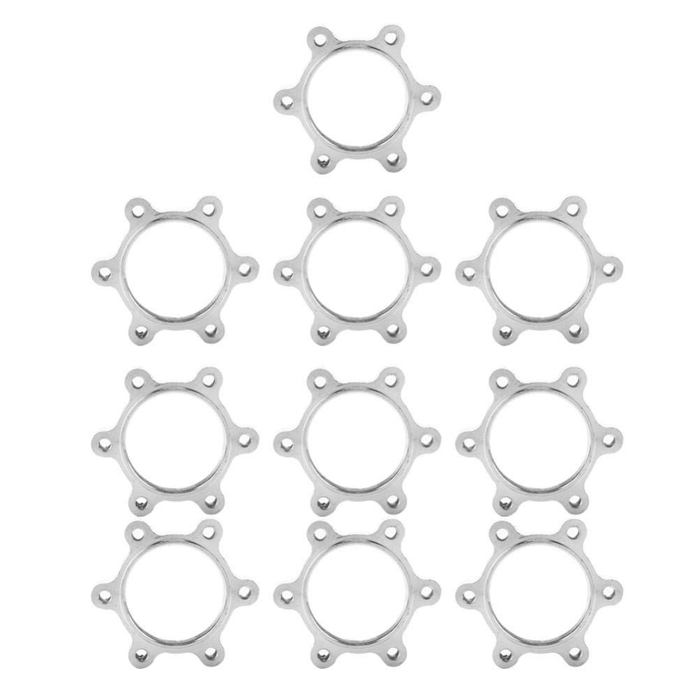 spacer bremsscheibe,scheibenbremse spacer,fahrrad scheibenbremse adapter,Fahrrad Bremsscheiben Adapter Scheibenbremsadapter Alloy Hub Adapter,10PCS 6 Bolzen Fahrrad Freilauf Gewindezapfen Scheibe Fahr von Tbest