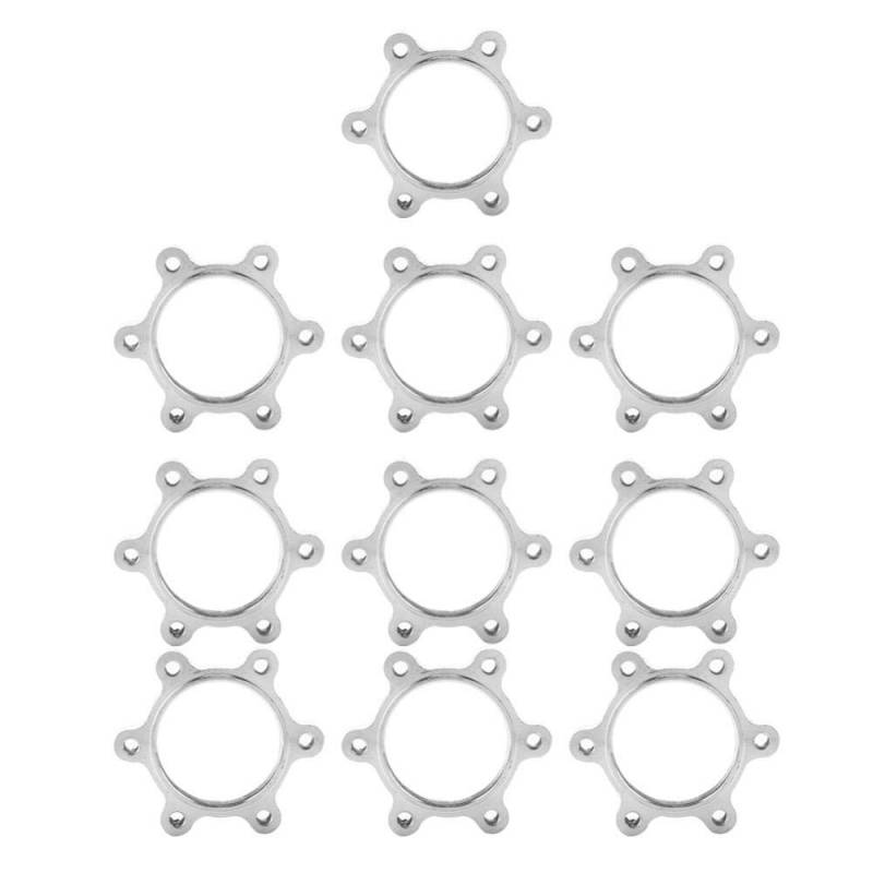 spacer bremsscheibe,scheibenbremse spacer,fahrrad scheibenbremse adapter,Fahrrad Bremsscheiben Adapter Scheibenbremsadapter Alloy Hub Adapter,10PCS 6 Bolzen Fahrrad Freilauf Gewindezapfen Scheibe Fahr von Tbest