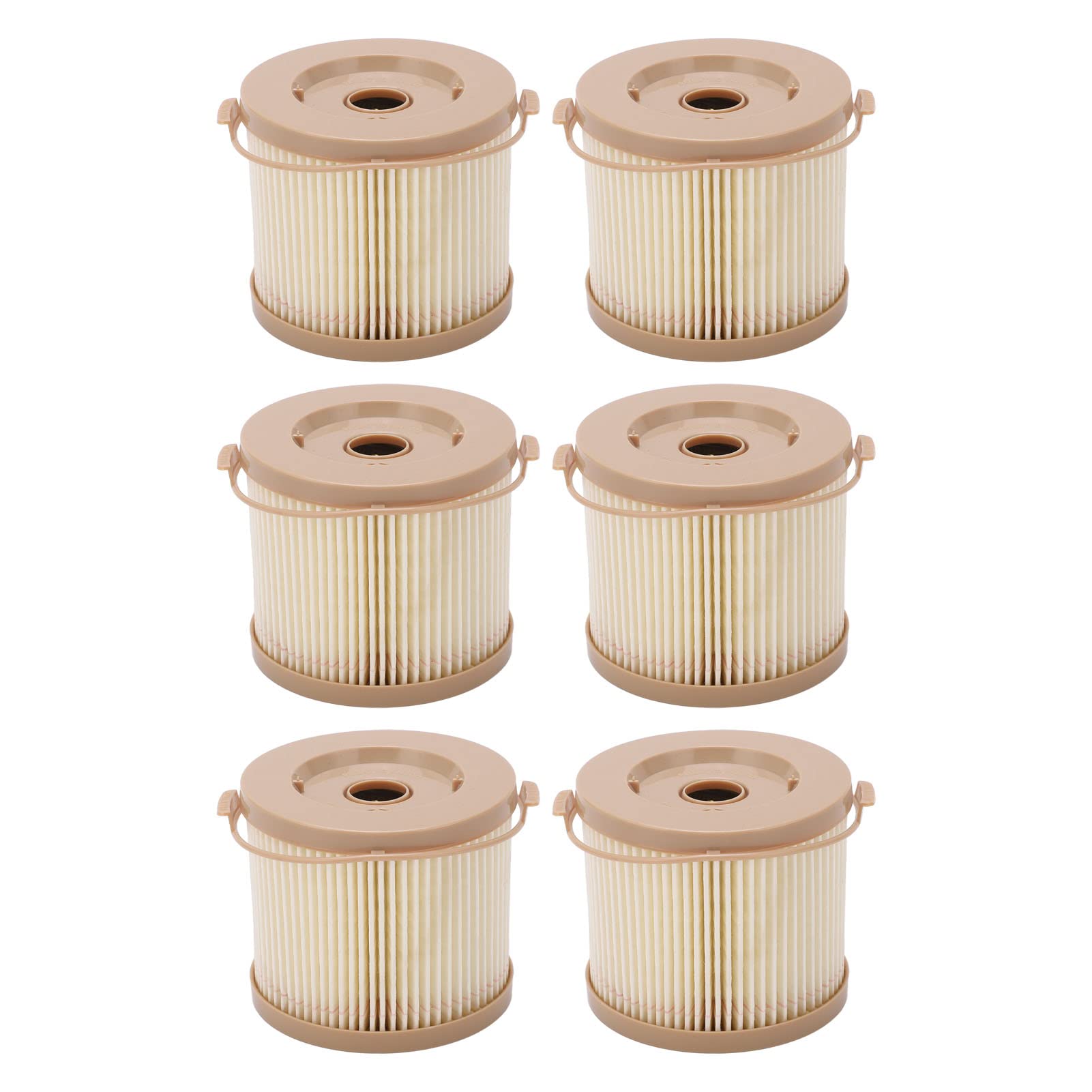 Tbest Kraftstofffilter, Racor 500Fg Filter, 6 Stück Kraftstofffilter Wasserabscheider Öl Wasserfilter Kit, Ersatz für Racor 2010Pm-oder 500Fg Tbest Kraftstofffilter, Racor 500Fg Filter, 6 Stück Kraftstofffilter Wasserabscheider Öl Wasserfilter Kit, Ersatz für Racor 2010Pm-oder 500Fg von Tbest