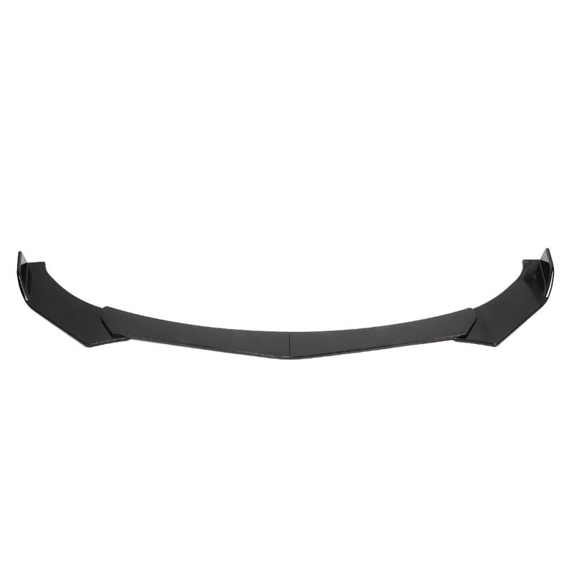 Front Lip Spoiler,Frontlippe Universal SpoilerCc 3-teiliges Kit für 2018 Optima Stoßstange Camaro Aleron Trasero,Frontstoßstange Lip Splitte Body Kit Spoiler Glänzend Schwarz Universal Passend für von Tbest