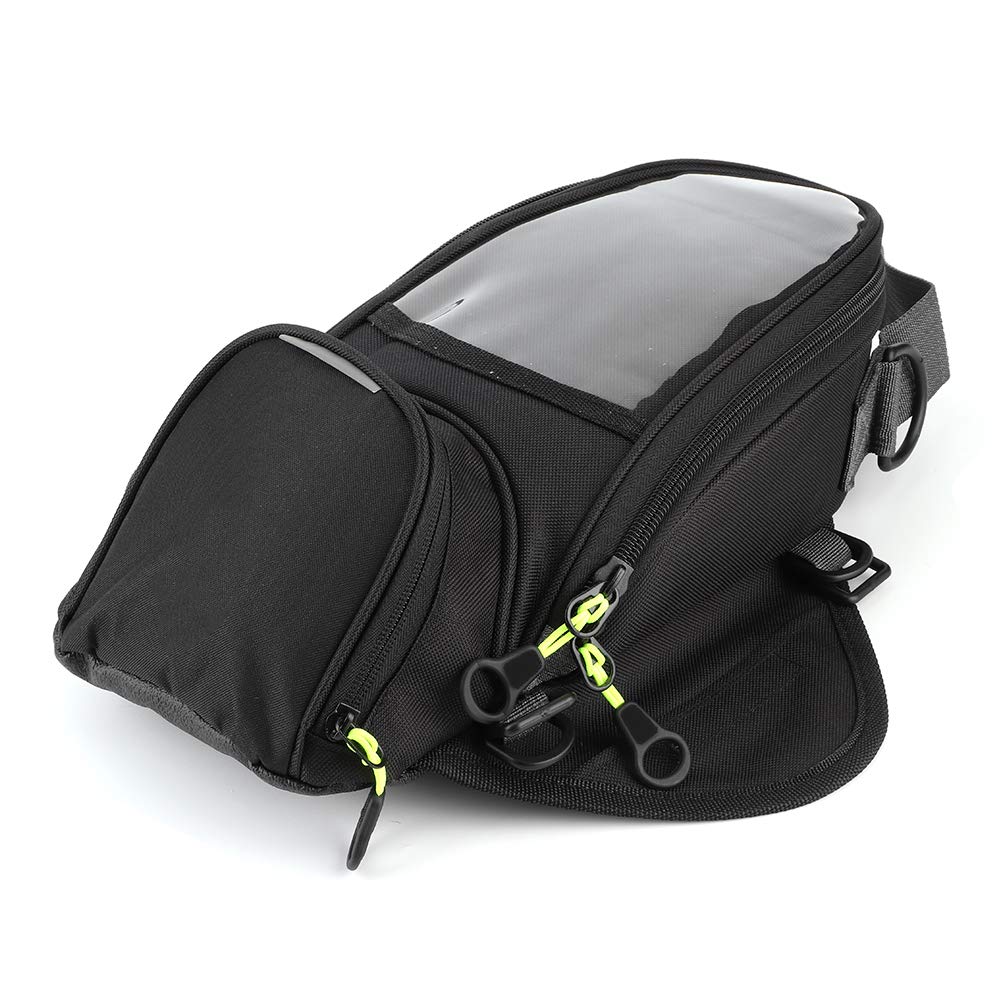 Tbest Givi Tankrucksack Tankrucksäcke Wasserdichter Tankrucksack Magnet Navigation Satteltasche Großes Transparentes Fenster Motorradrucksack von Tbest