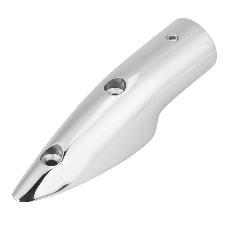 Handlaufbeschlag für Boote, 7/8 "5-1/2 Grad Edelahl Marine Boot Handlauf Ende oben montiert Hardware-Befeigung von Tbest
