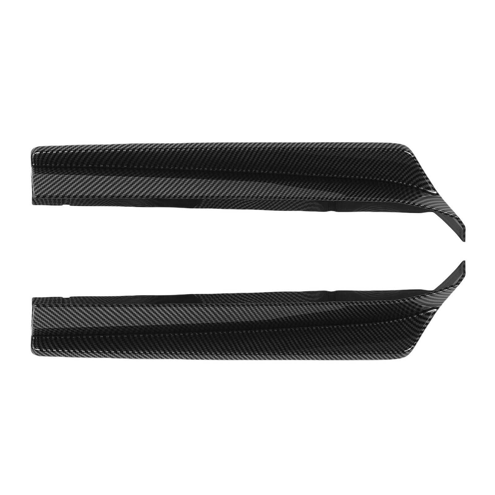 Heck Stoßfänger Seitendiffusor Leichte Erhöhung der Hinterstabilität WRX STI VA ABS Black 2 PCs Hochgeschwindigkeitsleistung 2015-2021 (Kohlefaser-Stil) von Tbest
