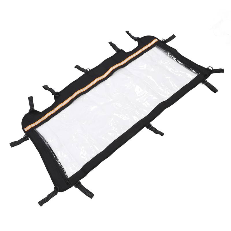 Heck Weiche Windschutzscheibe Oxford PVC Windschutzscheibenfenster Staubpanel Ersatz für RZR XP 4 1000 2014-2023 von Tbest