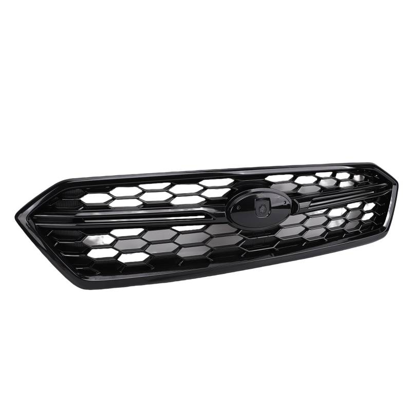 Mesh Front Stoßstange Obergrill Glänzend Schwarzer Ersatz für WRX STI 2018-2021 von Tbest