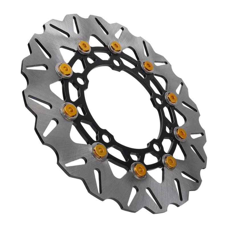 Motorrad -Bremsscheibenscheibenscheiben -Rotor 267 Mm Vorderer Bremsrotor -Austausch für 2021-2024 (GOLD) von Tbest