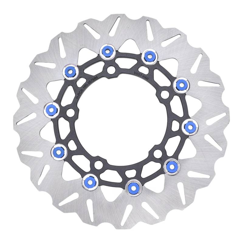 Motorrad -Frontbremsrotor 300 Mm Edelstahl CNC CNC Verbesserung der Bremsstabilität Ersatz Xmax250 Xmax300 2017-2024 (BLUE) von Tbest