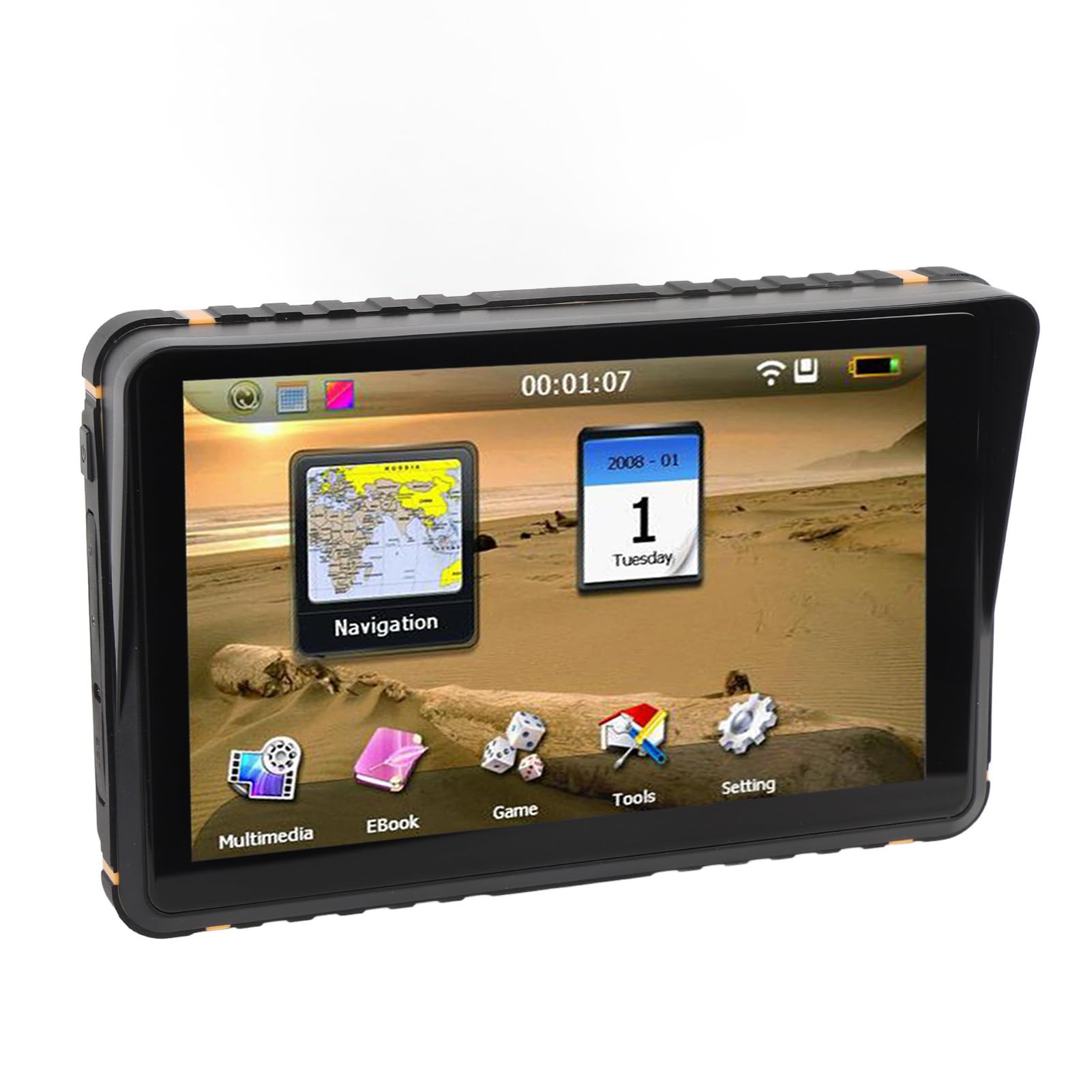 Motorrad GPS Navigator Routen Planung 256MB 16G 7 Zoll Touchscreen GPS Navigations Gerät Auto LKW von Tbest