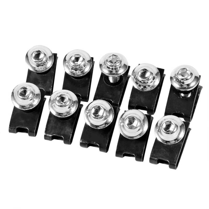 Sm 50 Verkleidung Schrauben,Motorrad Verkleidung Schrauben Verschluss,Clip Mutter M5,Motorrad Verkleidung Schrauben,Motorrad Verkleiduraubensatz 10X M5 Motorrad Verkleiduraubensatz Gehäuseschrauben Sp von Tbest