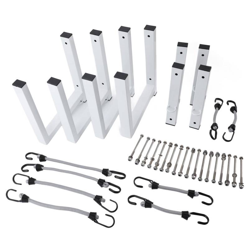 RV Side Mount Ladder Rack 200 Pfund Anhänger Anhänger Hochleistungsleiter Rack Geöffnetes Geschlossenes Anhänger Seitenwand Offen von Tbest