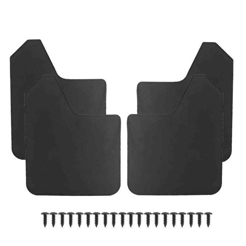 schmutzfänger Auto universal, Mud Flaps, 4Pcs Universal Kotflügel Abdeckung Schlamm Flap Guards Kotflügel ersatz für Forester MF12BASBLK von Tbest
