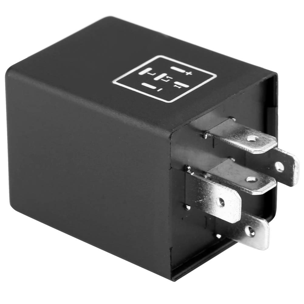 Tbb89 Relais Glühbirne 5-Pin EP27 FL27 Auto Blinkrelais Decoder für LED Blinklicht 12V Tbb89 Relais Glühbirne 5-Pin EP27 FL27 Auto Blinkrelais Decoder für LED Blinklicht 12V von Tbest