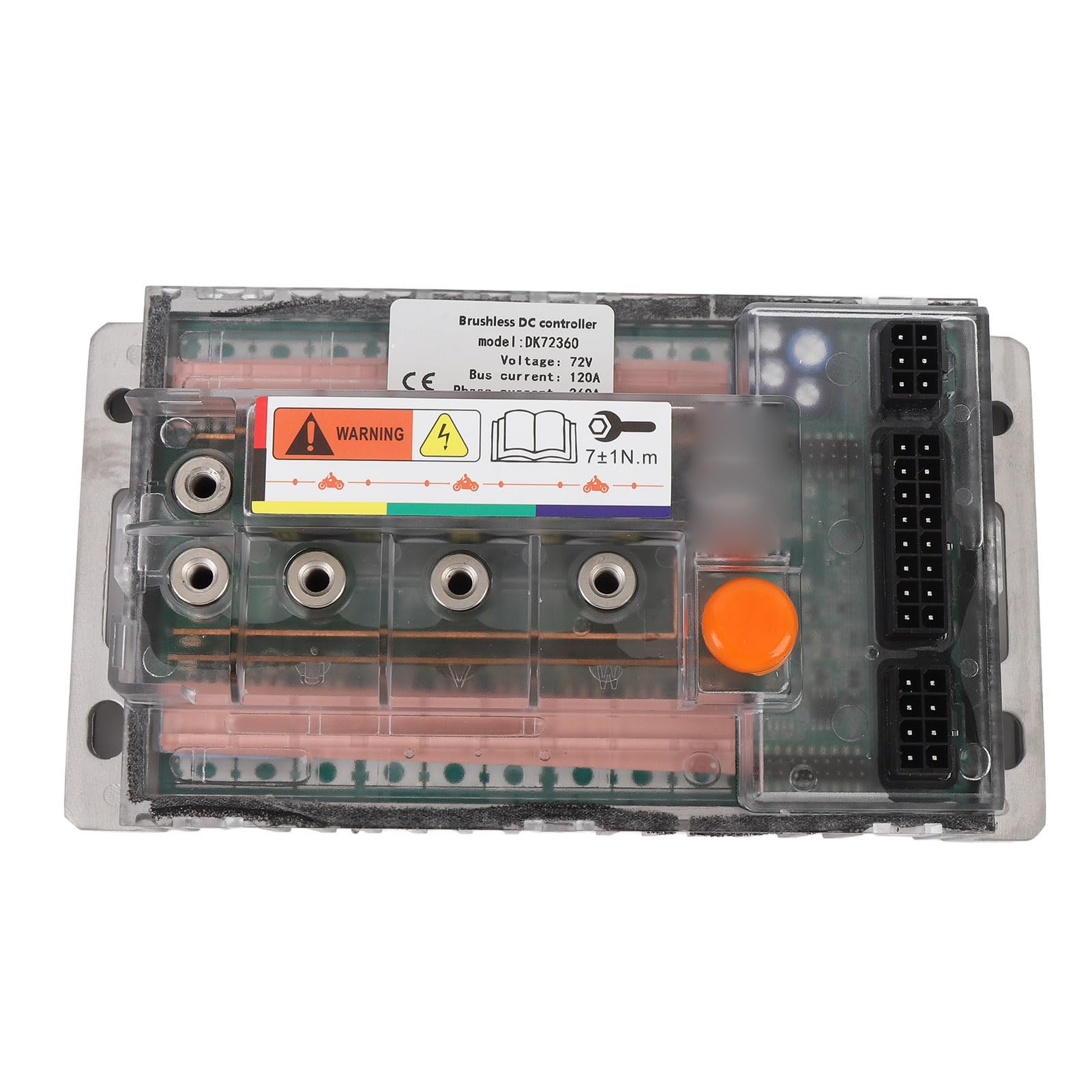 Tbest 72-V-Elektromotorrad-Controller DK72360 Sinus Bürstenloser Gleichstrommotor-Controller QS-Motor Bis zu 3000 W Transparentes Gehäuse Tbest 72-V-Elektromotorrad-Controller DK72360 Sinus Bürstenloser Gleichstrommotor-Controller QS-Motor Bis zu 3000 W Transparentes Gehäuse von Tbest