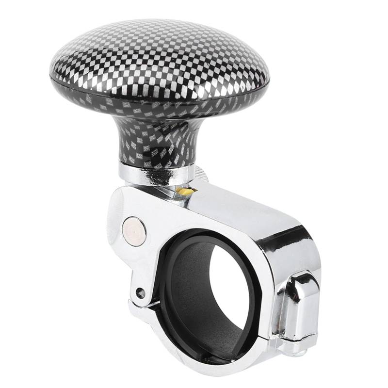 lenkrad drehknopf,Lenkradknauf, Universal Auto Lenkrad Power Ball Zusatzhandgriffsteuerung Lenkhilfe Fixlenker für Auto, Traktor, Rasentraktor, Boot (Kohlenstofflöten) von Tbest