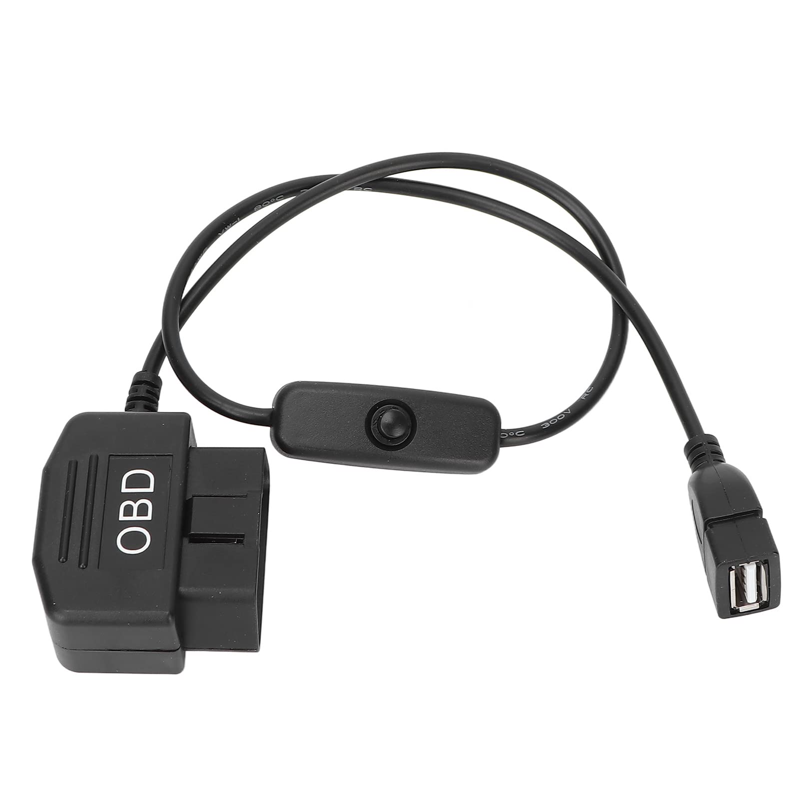 Tbest Autoladegerät 16-poliger OBD2-Stecker USB-Ladekabel OBD-Adapterkabel 18,9-Zoll-Universalstecker-Ladegerät Tbest Autoladegerät 16-poliger OBD2-Stecker USB-Ladekabel OBD-Adapterkabel 18,9-Zoll-Universalstecker-Ladegerät von Tbest