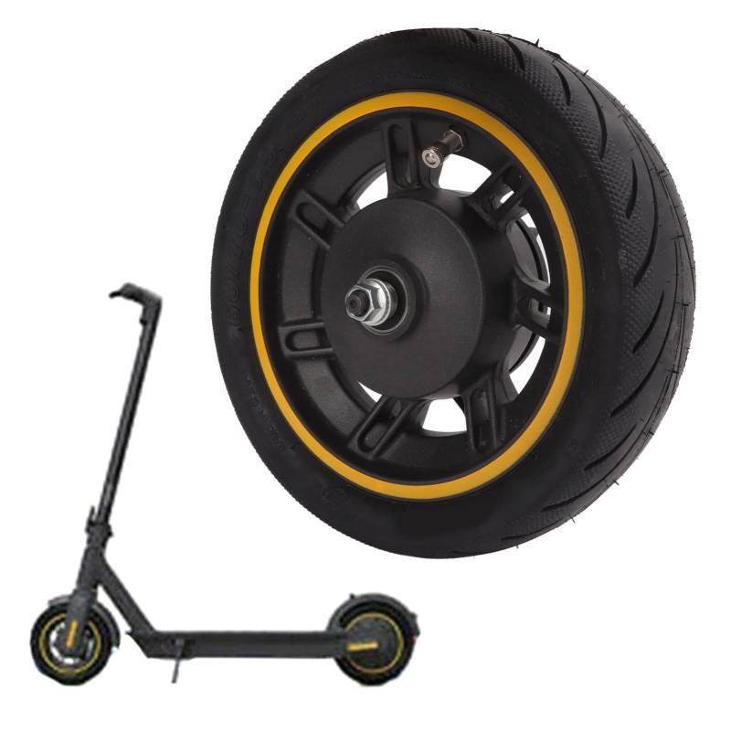 Tbest G30D Vorderrad, E Scooter Rad, Vorderradnabe Mit Reifen, 10 Zoll 60/70-6,5 Scooter Vorderrad Vollgummireifen Mit Reifen Ersatz Für 9 G30 Elektroroller von Tbest