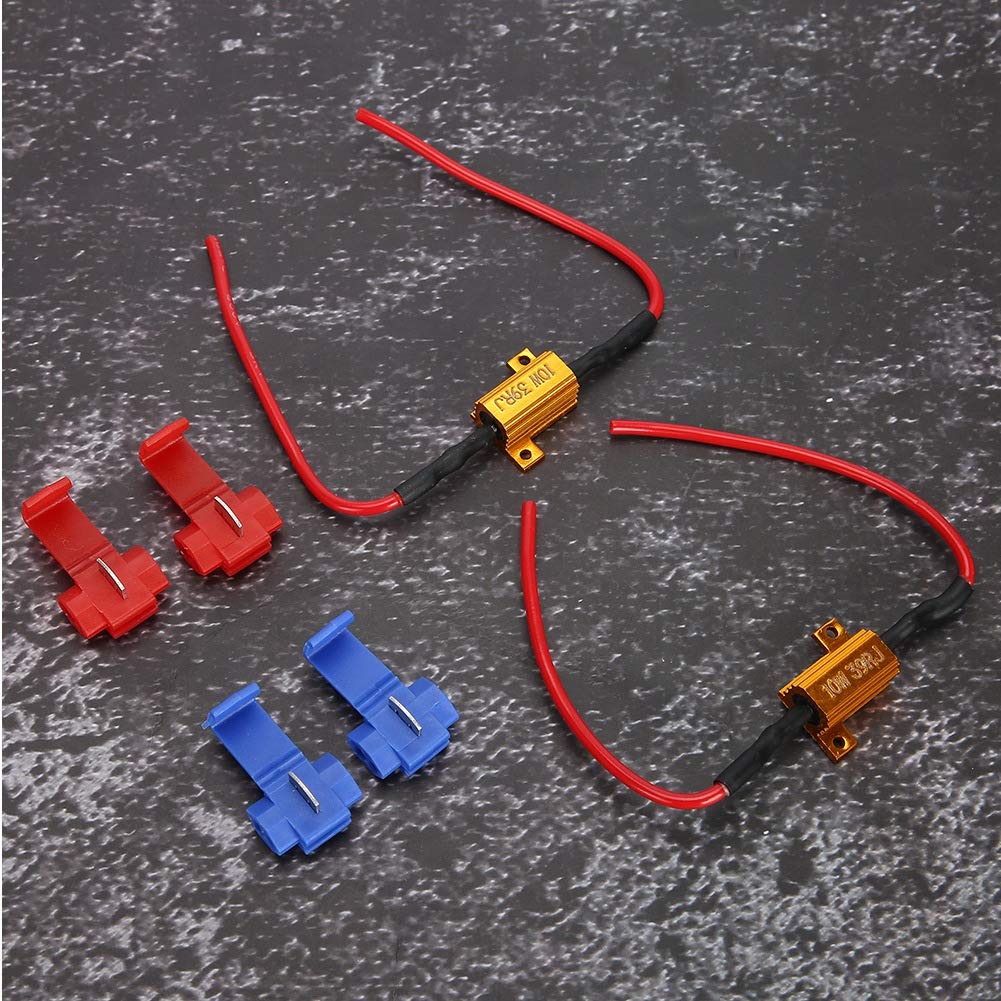 Lastwiderstand, Kfz Widerstand Tagfahrlicht,10W Widerstand Led Fehlerresn Glühbirne 2 Stücke Auto LED Decoder Anti Hyper Flash Kein Fehler Drahtgebundener Lastwiderstand 10W 39Ω Lastwiderstand, Kfz Widerstand Tagfahrlicht,10W Widerstand Led Fehlerresn Glühbirne 2 Stücke Auto LED Decoder Anti Hyper Flash Kein Fehler Drahtgebundener Lastwiderstand 10W 39Ω von Tbest