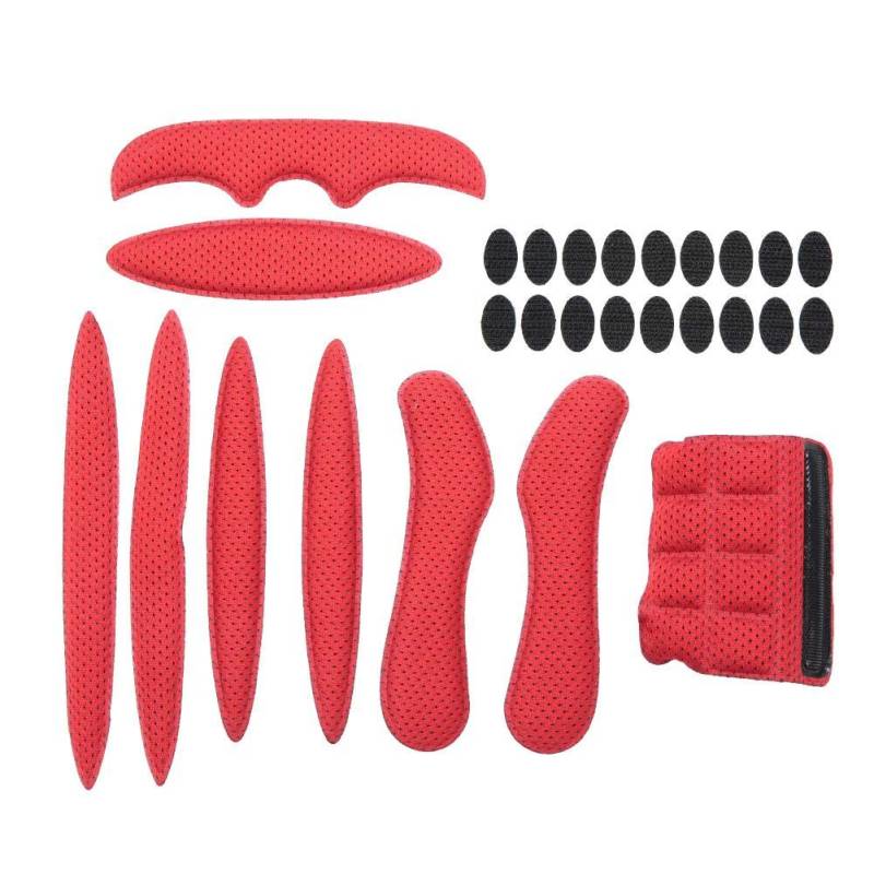 Bell Fahrradhelm Ersatzteile,Fahrradhelm Ersatzpolster,Soft Helmet Padding Kit,Universal Motorradhelm Pad Helm Schwamm Helm Magic Stick Anti-Kollisions Futter Schwammschutz Mit von Tbest