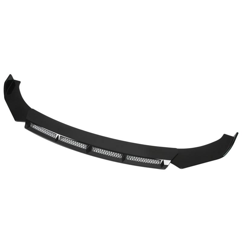 Tbest Spoiler und Flügel 3pcs Frontschürze Lip Body Kit Universal Spoiler Wing Car Modification für Automobile Schwarz (Schwarz) von Tbest