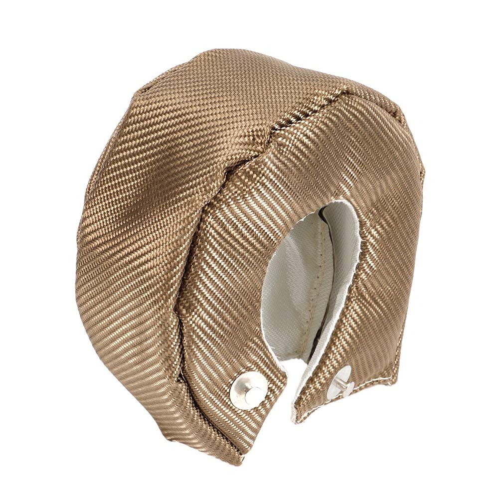 Turboladerabdeckung, Single Titan Turbo Heat Shield Blanket Barrier Turboladerabdeckung T3/GT35/GT37/GT40/GT42 Turboladerabdeckung, Single Titan Turbo Heat Shield Blanket Barrier Turboladerabdeckung T3/GT35/GT37/GT40/GT42 von Tbest