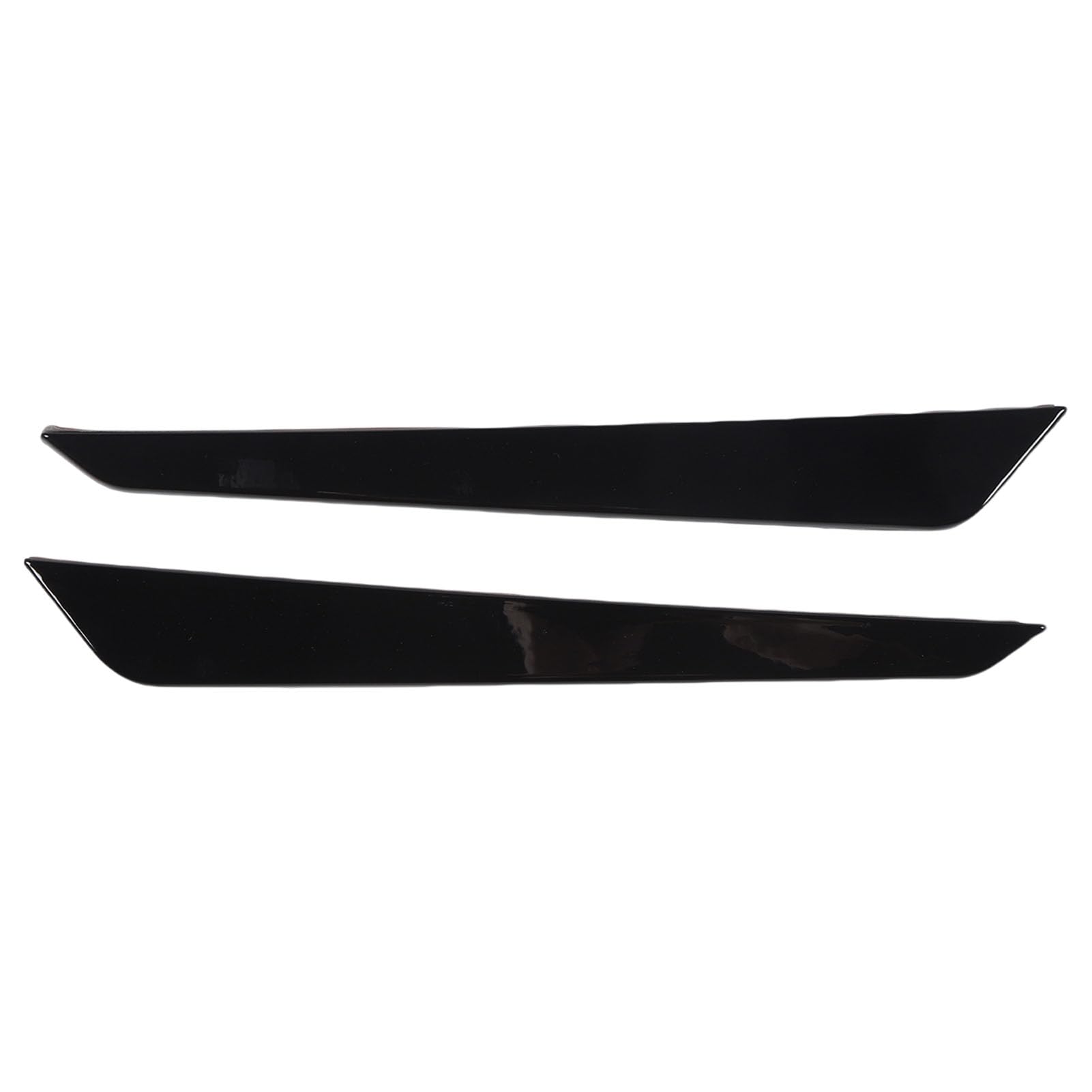Vordere Stoßstange Side Splitter Sporty Look Front Stoßstange Seitlich Diffusor Ersatz für WRX STI VA 2015-2021 (Helles Schwarz) von Tbest