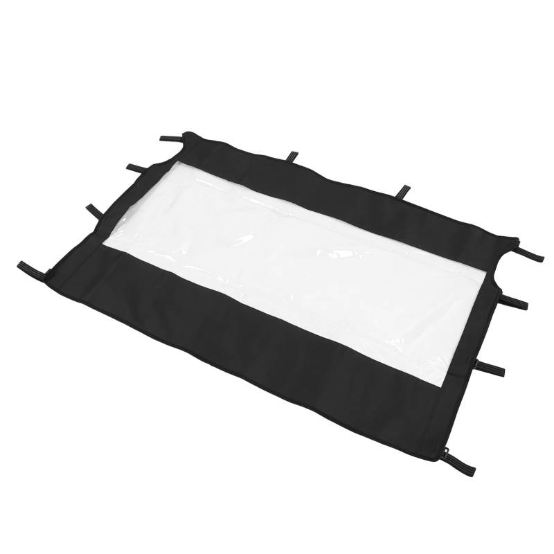 Weiche Hintere Windschutz Scheibe, Auto Weiche Windschutz Scheibe aus Gezeichnete Sicht Reduzieren Staub PVC UTV Heckscheibe Ersatz für Rhino 450 660 700 von Tbest