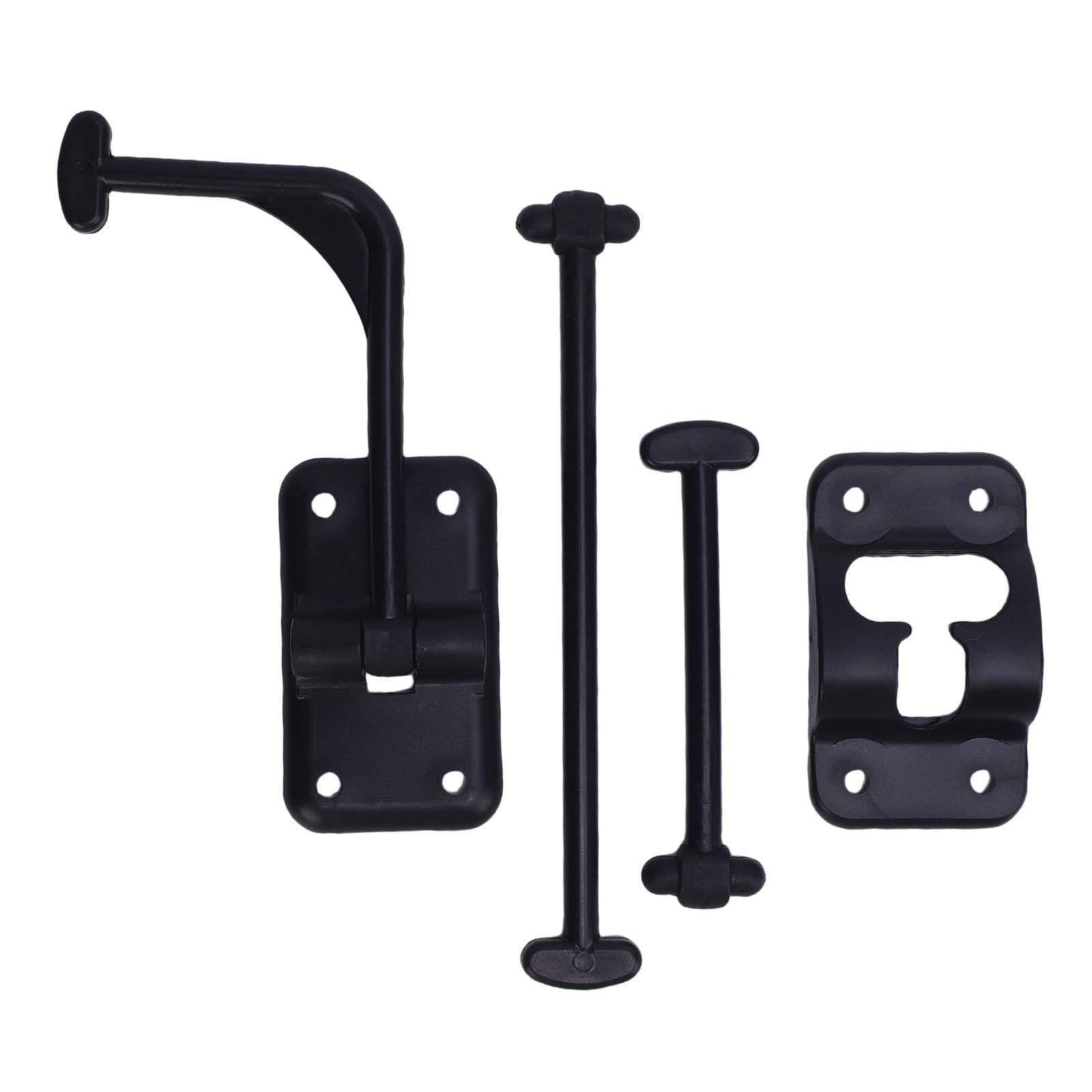 Wohnmobileingangstürhalter Sichere Fixierung Verbessert Sicherheit Multifunktional 90 Grad Catch Campervan Anhänger (BLACK) von Tbest