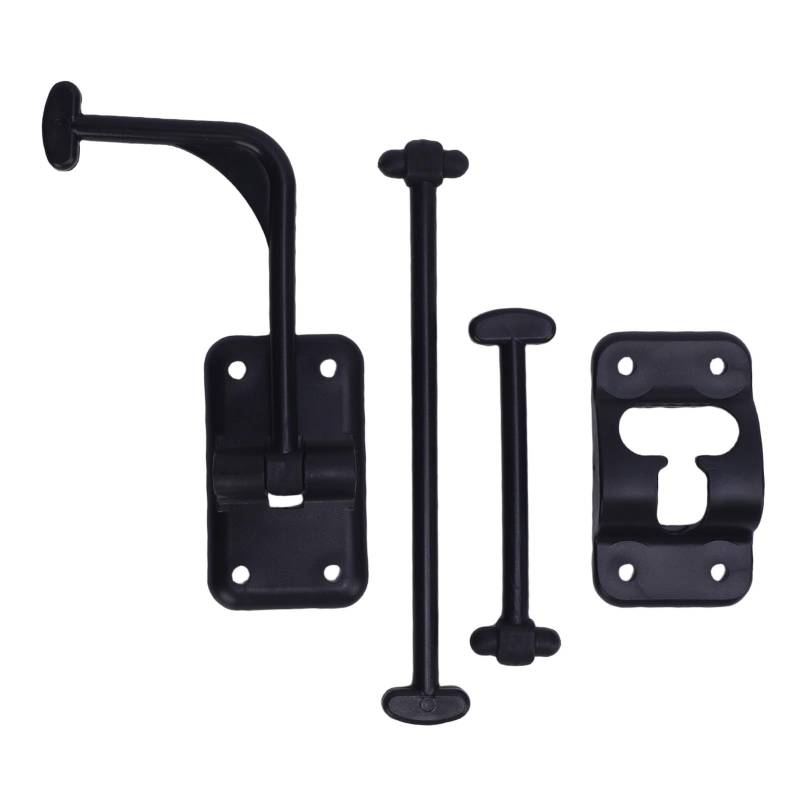 Wohnmobileingangstürhalter Sichere Fixierung Verbessert Sicherheit Multifunktional 90 Grad Catch Campervan Anhänger (BLACK) von Tbest