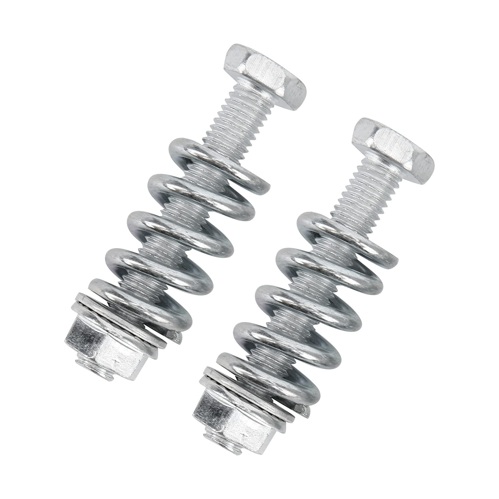 Exhaust Bolts and Nuts Kit, Auspuff-Reparatur-Set, 8-teiliges Auspuffreparatur-Set inklusive Bolzen, Mutter, Feder, Dichtung, Stahl Autozubehör Exhaust Bolts and Nuts Kit, Auspuff-Reparatur-Set, 8-teiliges Auspuffreparatur-Set inklusive Bolzen, Mutter, Feder, Dichtung, Stahl Autozubehör von Tbest