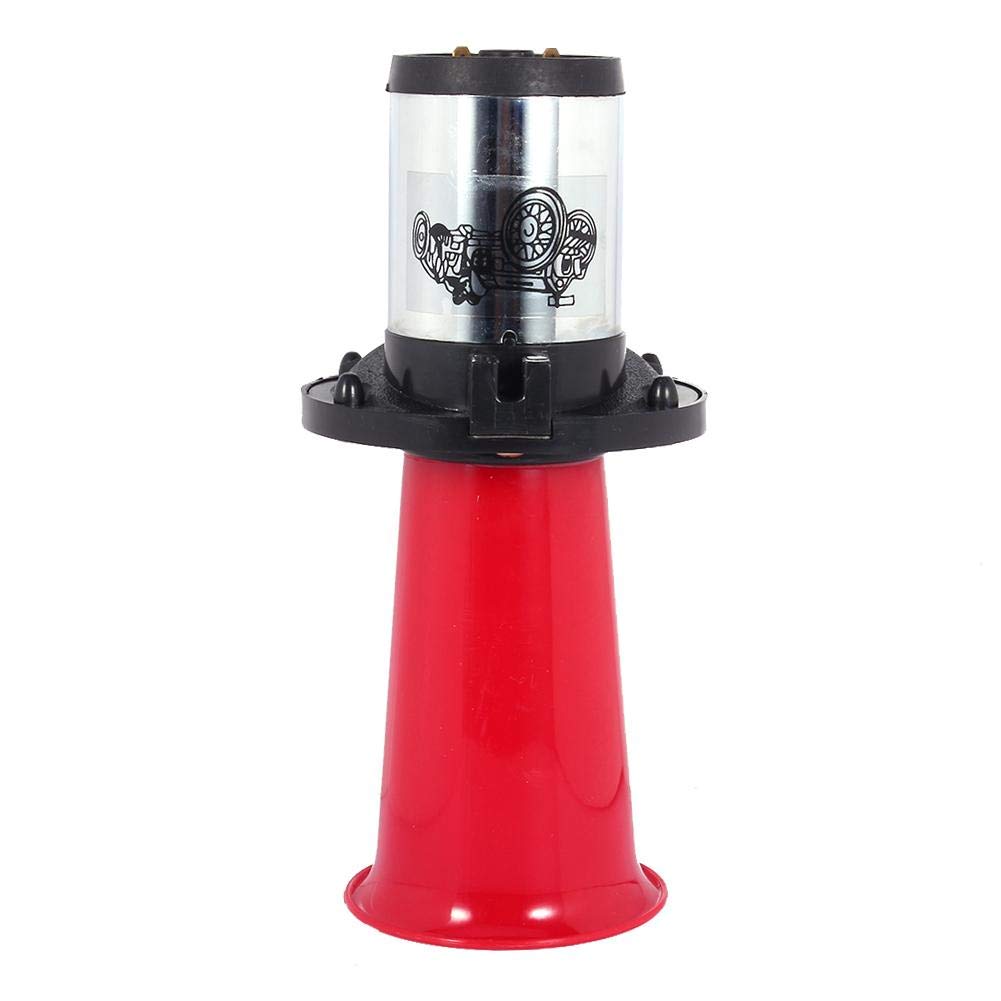 gorgeri horn sirene,12V 110DB Auto Auto LKW Hupe, Laut 110DB Auto Hupe Klassische Hupe Antik Vintage Old Style Hupensirene AHH-OOO-GAH AHOOGA OOGA (Schwarz, Silber, Rot)(rot) von Tbest