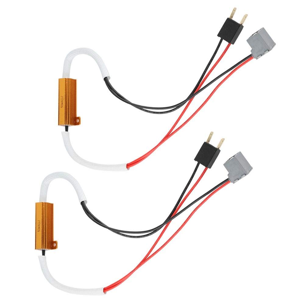 lastwiderstand, 2-teilige auto-led-decoder für h7-scheinwerfer,LED Scheinwerfer Decoder, 2pcs LED Scheinwerfer Nebelscheinwerfer Lastwiderstand Decoder Anti-Flicker Flash Error Canceler für H7 lastwiderstand, 2-teilige auto-led-decoder für h7-scheinwerfer,LED Scheinwerfer Decoder, 2pcs LED Scheinwerfer Nebelscheinwerfer Lastwiderstand Decoder Anti-Flicker Flash Error Canceler für H7 von Tbest