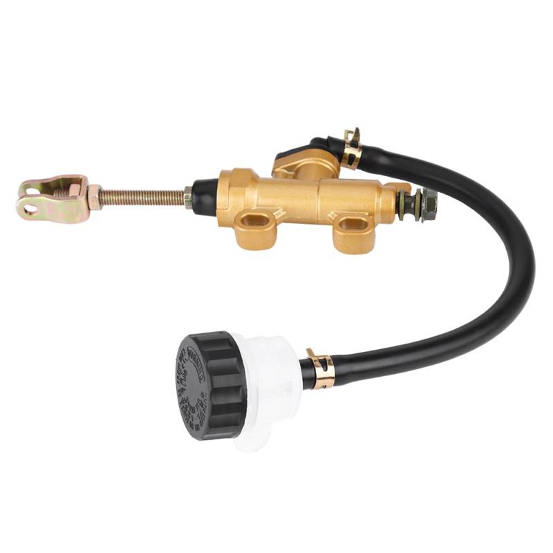 universal bremspumpe hinten,Hydraulikpumpe Zylinderpumpe, Universal Bremspumpe Hauptzylinderpumpe Fu?bremse hinten mit Vorratsbeh?lter Motorrad Dirt-Bike ATV von Tbest