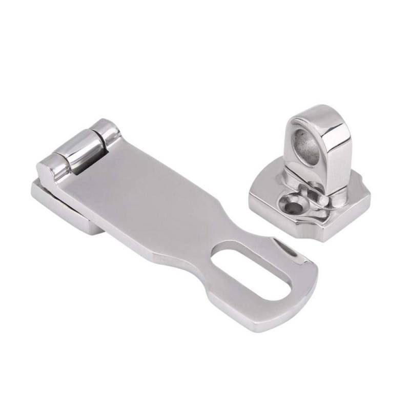 Marine Lukenverschluss,Flaggenstock Boot Edelstahl,Verriegelung Für Türen,Edelstahl Boot Tür Hatch Scharniere Verriegelung Verschluss Klemme,Marine Luke Verschluss Boot Locker Latch Clamp Anti-Ra von Tbest