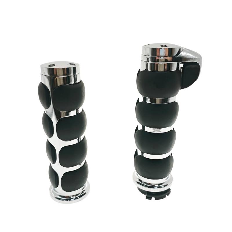 25mm Lenker Griffe Gas Twist Handgriff for Haly Cruiser Chopper Custom Boulevard M109R Road Glide Ersatzteile(White) von TcHUYAn