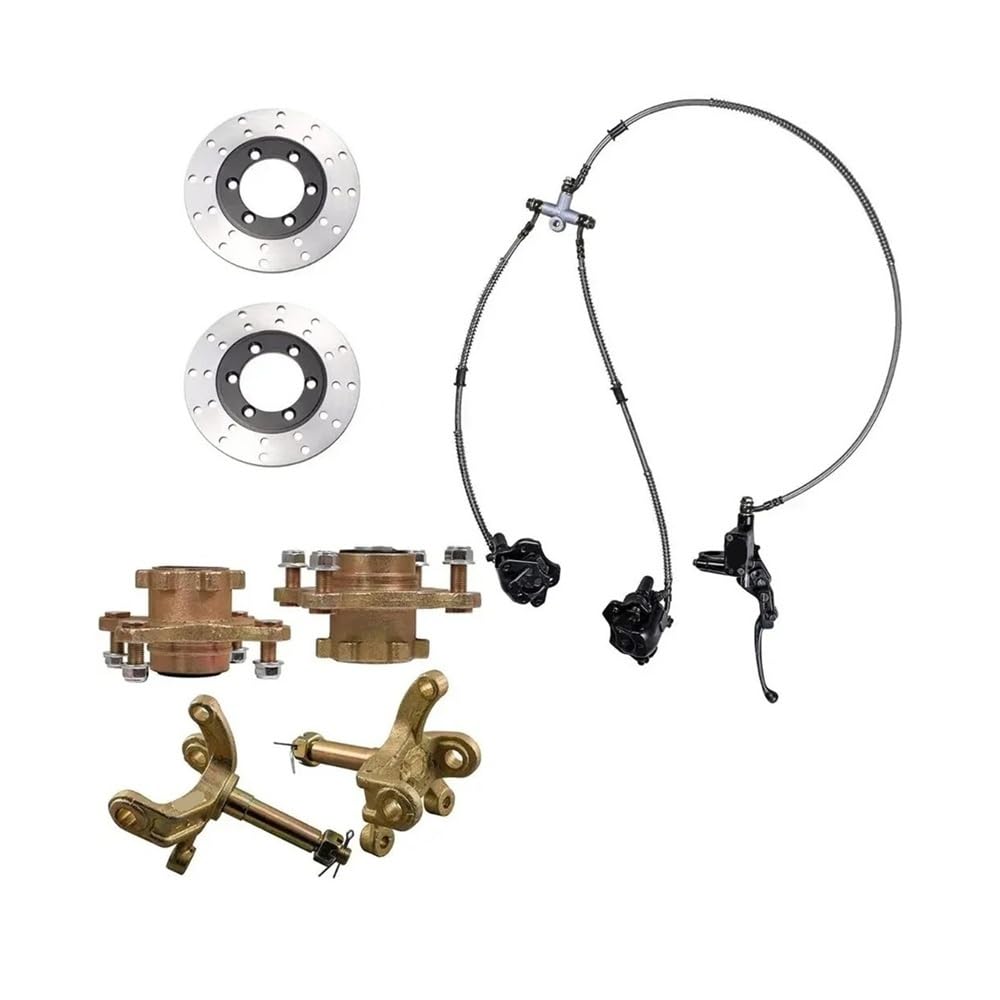 Front Steering Spindel 4 Stud Hub Bremssattel Zylinder Kit ATV Quad Go Kart 110cc 125cc Ersatzteile Front Steering Spindel 4 Stud Hub Bremssattel Zylinder Kit ATV Quad Go Kart 110cc 125cc Ersatzteile von TcHUYAn