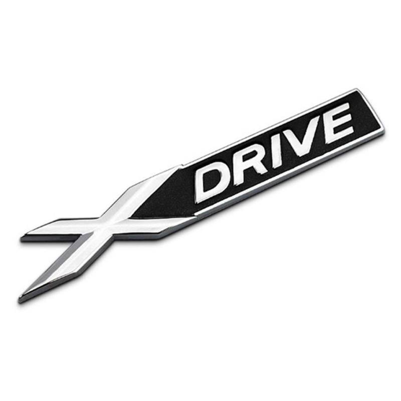 1Pcs 3D Metal X E S Drive Autoseiten Kotflügel Heckkoffer Emblem Abzeichen Aufkleber Aufkleber (X-Drive) von Tcare
