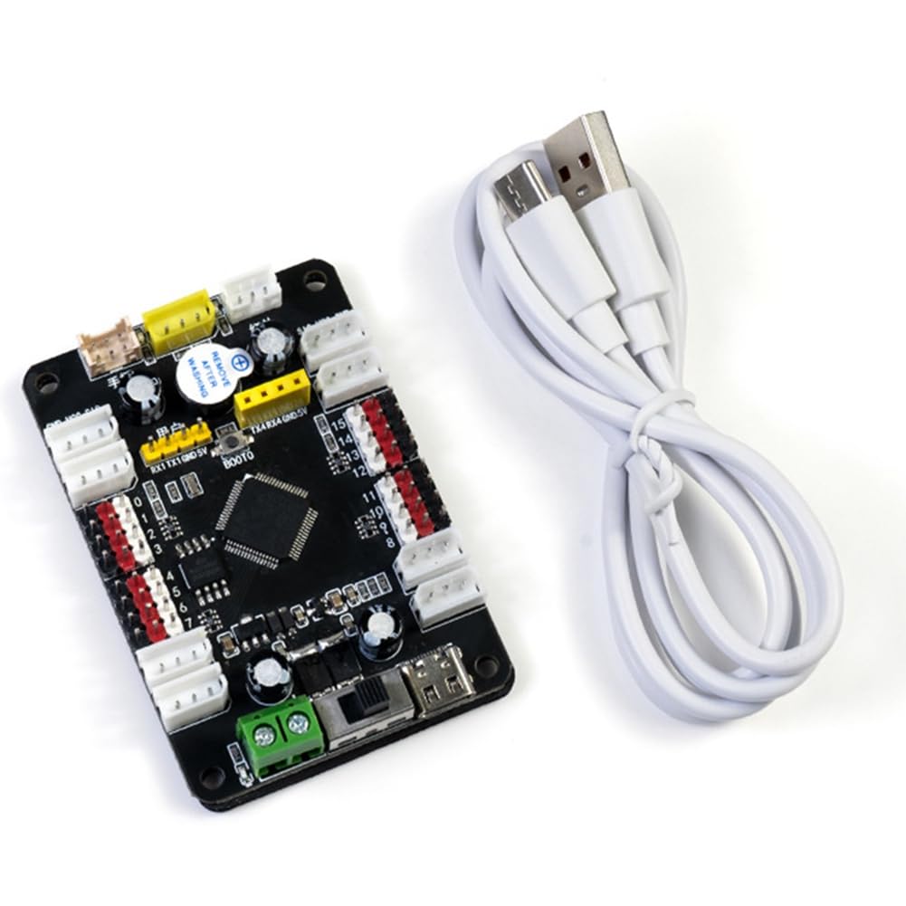 Tdkjfoutr 16-Kanal-Lenkgetriebe-Steuermodul PWM-Lenkgetriebe-Controller Roboter Mechanischer Arm Treiber Programmierung DIY-Board Tdkjfoutr 16-Kanal-Lenkgetriebe-Steuermodul PWM-Lenkgetriebe-Controller Roboter Mechanischer Arm Treiber Programmierung DIY-Board von Tdkjfoutr