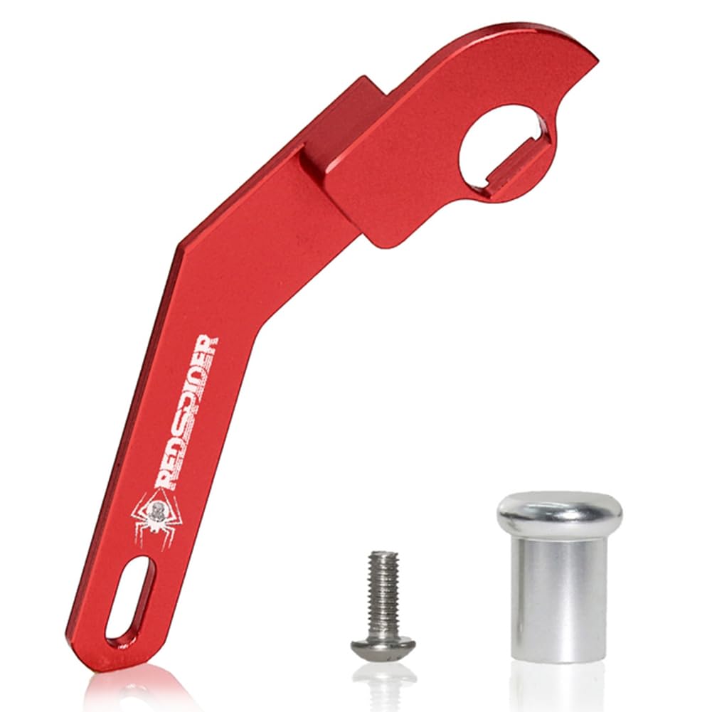 Tdkjfoutr 1Set CNC Metall Einhandfernbedienung für RC Car Ledi RC6GS RC4GS Fernbedienung Upgrade Rot Tdkjfoutr 1Set CNC Metall Einhandfernbedienung für RC Car Ledi RC6GS RC4GS Fernbedienung Upgrade Rot von Tdkjfoutr