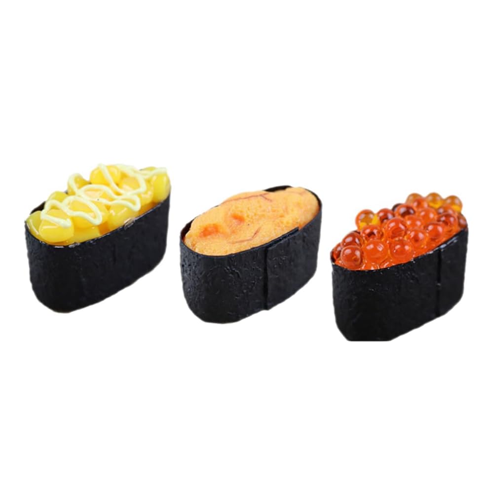 Tdkjfoutr 3 Stück Simulation Sushi Fake Onigiri Dekoration Miniture Dekoration Lebensmittelprobe Kunststoff Realistisches Lebensmittelmodell Tdkjfoutr 3 Stück Simulation Sushi Fake Onigiri Dekoration Miniture Dekoration Lebensmittelprobe Kunststoff Realistisches Lebensmittelmodell von Tdkjfoutr