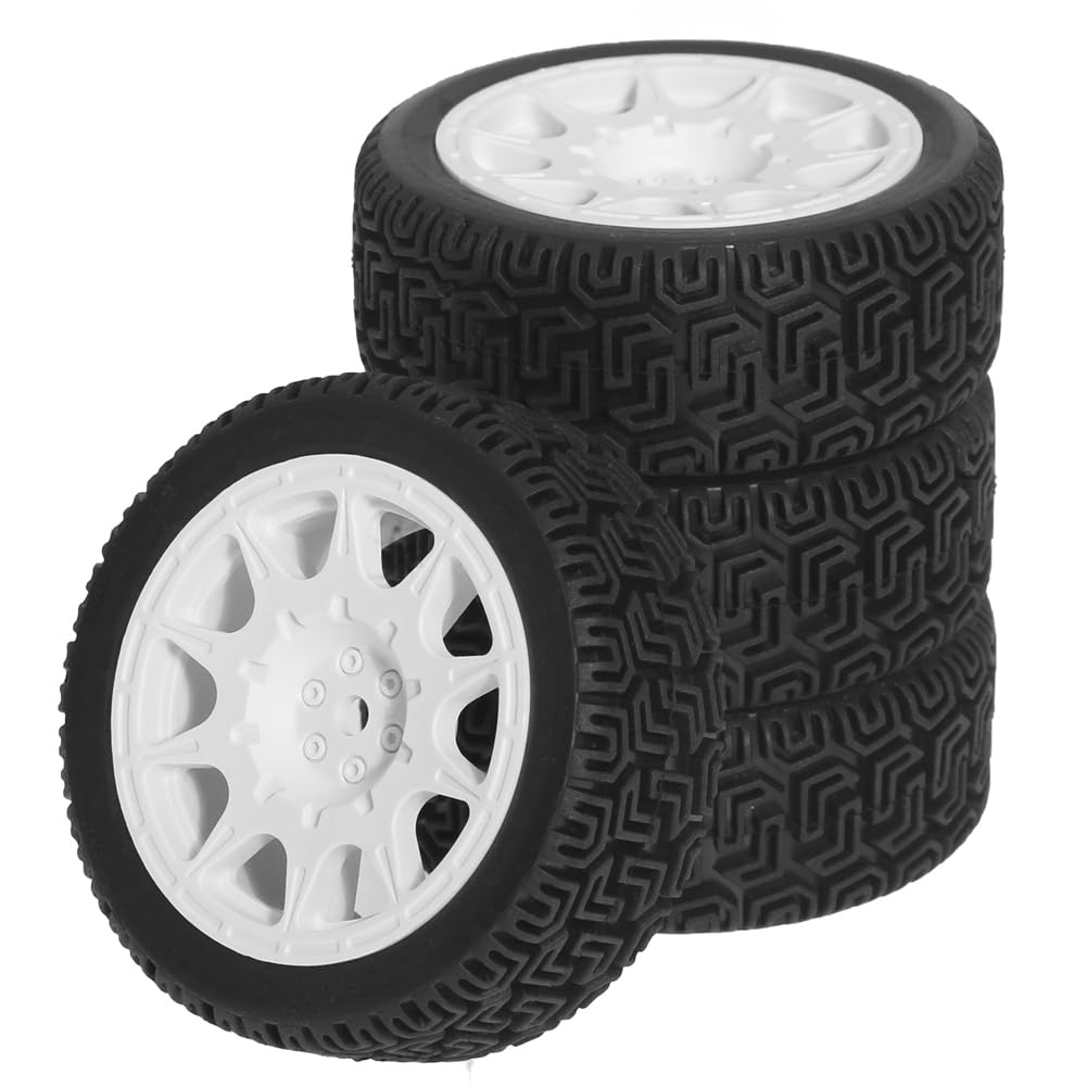 Tdkjfoutr 4 Stück 68 mm 1/10 RC Rennwagenreifen auf Straßentouring-Drift-Autoreifenfelgen für -TT01 TT02 XV01 XV02 TA06 W178 Tdkjfoutr 4 Stück 68 mm 1/10 RC Rennwagenreifen auf Straßentouring-Drift-Autoreifenfelgen für -TT01 TT02 XV01 XV02 TA06 W178 von Tdkjfoutr