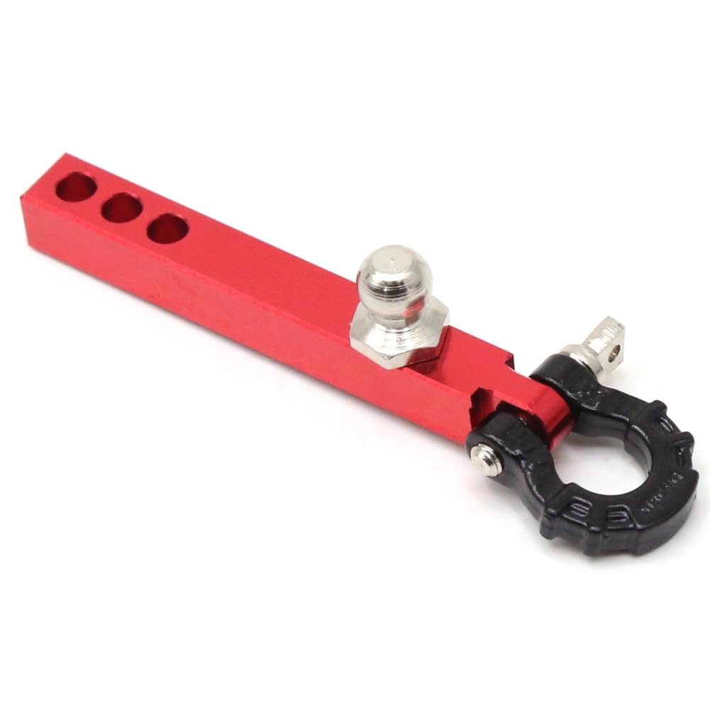 Tdkjfoutr Anhängerkupplung Aus Metall für 1/10 RC Crawler TRX4-6 Axial SCX10 90046 Redcat Upgrade-Teile, Rot + Schwarz Tdkjfoutr Anhängerkupplung Aus Metall für 1/10 RC Crawler TRX4-6 Axial SCX10 90046 Redcat Upgrade-Teile, Rot + Schwarz von Tdkjfoutr