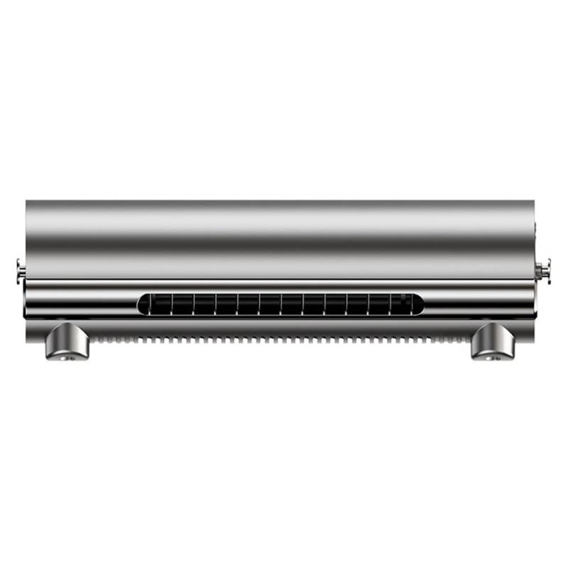 Tdkjfoutr Auto-Innenraum-Ventilator für die Hintere Kopfstütze, 3 Ganggeschwindigkeiten, USB-Verstellbarer Riemen, Auto-Innenraum-Ventilator, Auto-Ersatzteile, Zubehör, Silbergrau von Tdkjfoutr