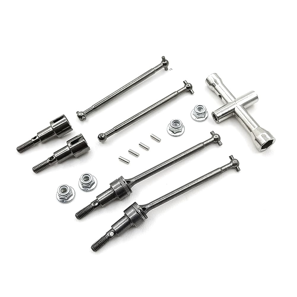 Tdkjfoutr CVD-Antriebswellensatz Vorne und Hinten für SCY 16101 16102 16103 16201 Pro 1/16 Brush RC-Auto-Upgrade-Teile Tdkjfoutr CVD-Antriebswellensatz Vorne und Hinten für SCY 16101 16102 16103 16201 Pro 1/16 Brush RC-Auto-Upgrade-Teile von Tdkjfoutr
