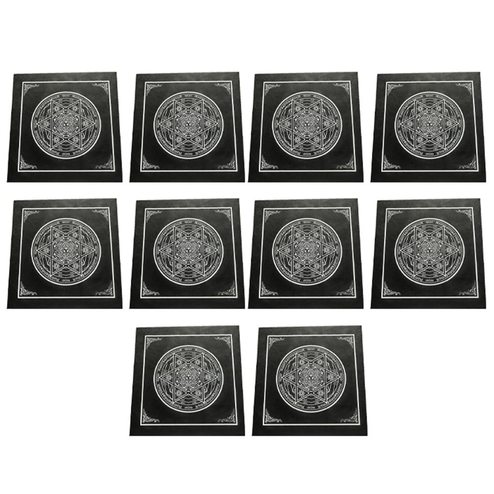 Tdkjfoutr F-Stil Tarotkarten-Tischdecke, Vliesstoff, Schöne Muster-Tischdecke von Tdkjfoutr