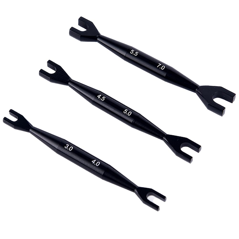 Tdkjfoutr Ferngesteuertes Modellauto, Multifunktionaler Kleiner Schraubenschlüssel, Doppelseitiger Universalschlüssel für Ferngesteuerte Autos, Schwarz Tdkjfoutr Ferngesteuertes Modellauto, Multifunktionaler Kleiner Schraubenschlüssel, Doppelseitiger Universalschlüssel für Ferngesteuerte Autos, Schwarz von Tdkjfoutr