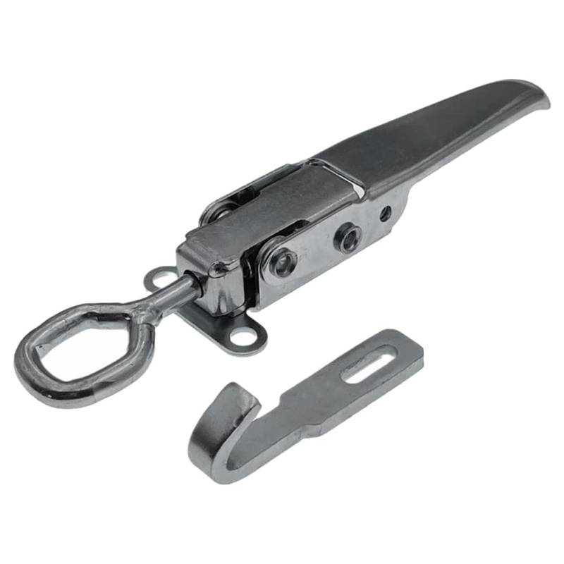 Tdkjfoutr Heavy Duty Trailer Haspe Trailer Snap Buckle Door Handle Hasp Fastener Accessories, Trailer Buckle Hasp Safety Latch von Tdkjfoutr
