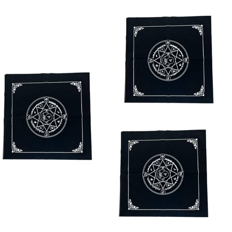 Tdkjfoutr I Style 49 X 49 cm Tarot-Tischspiel-Abdeckung, Ritual-Zubehör, Hexenbedarf, Spiel-Abdeckung von Tdkjfoutr