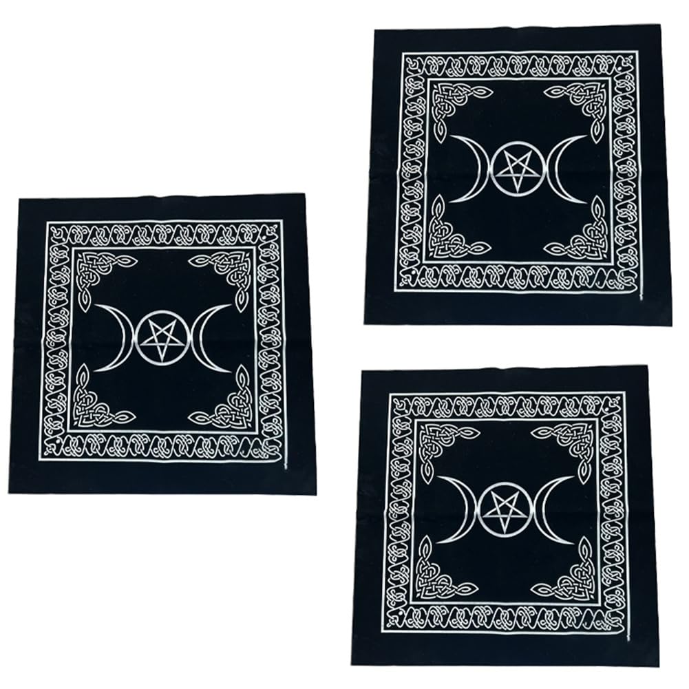Tdkjfoutr J-Stil 49 X 49 cm Tarot-Tischspiel-Abdeckung, Ritual-Zubehör, Hexenbedarf, Spiel-Abdeckung von Tdkjfoutr